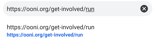 Open in browser