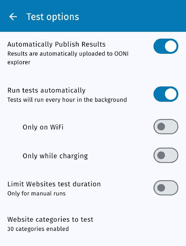 Disable limit test duration